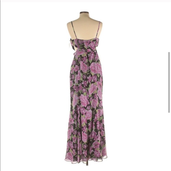 Fame And Partners Sienne Cutout Waist Floral Dress - Picture 3 of 7